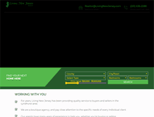 Tablet Screenshot of livingnewjersey.com